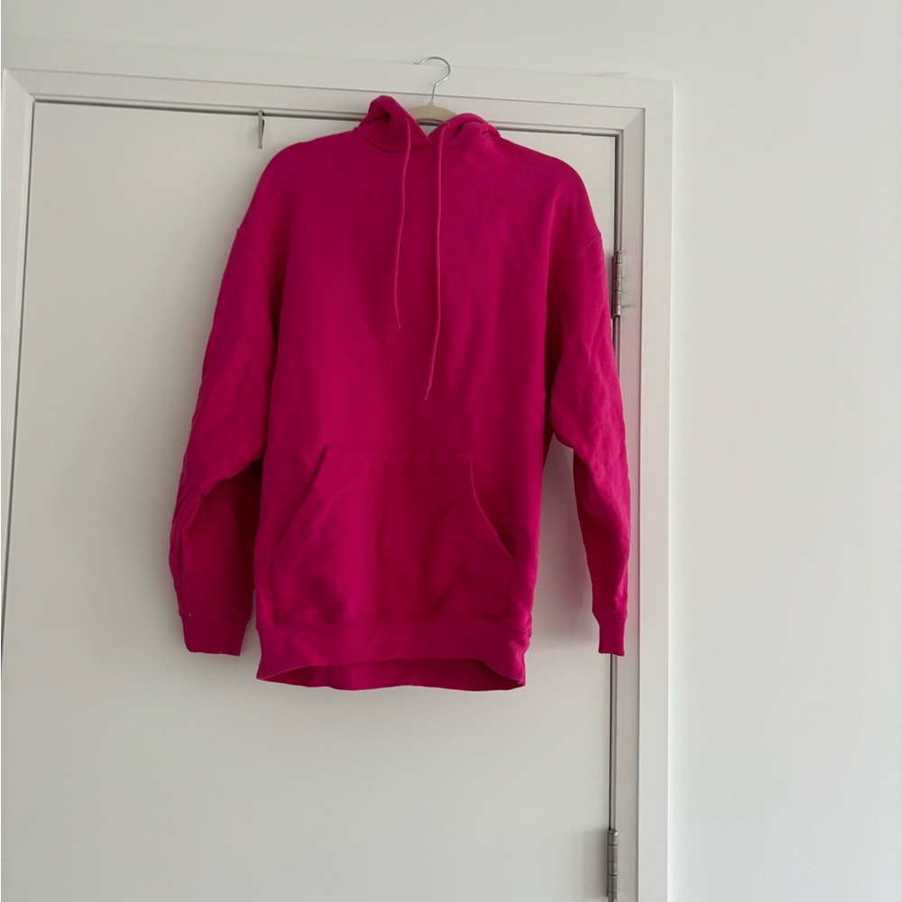 Vibrant Pink Balenciaga Hoodie